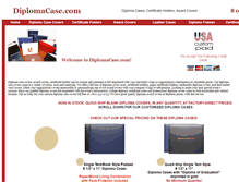 Tablet Screenshot of diplomacase.com